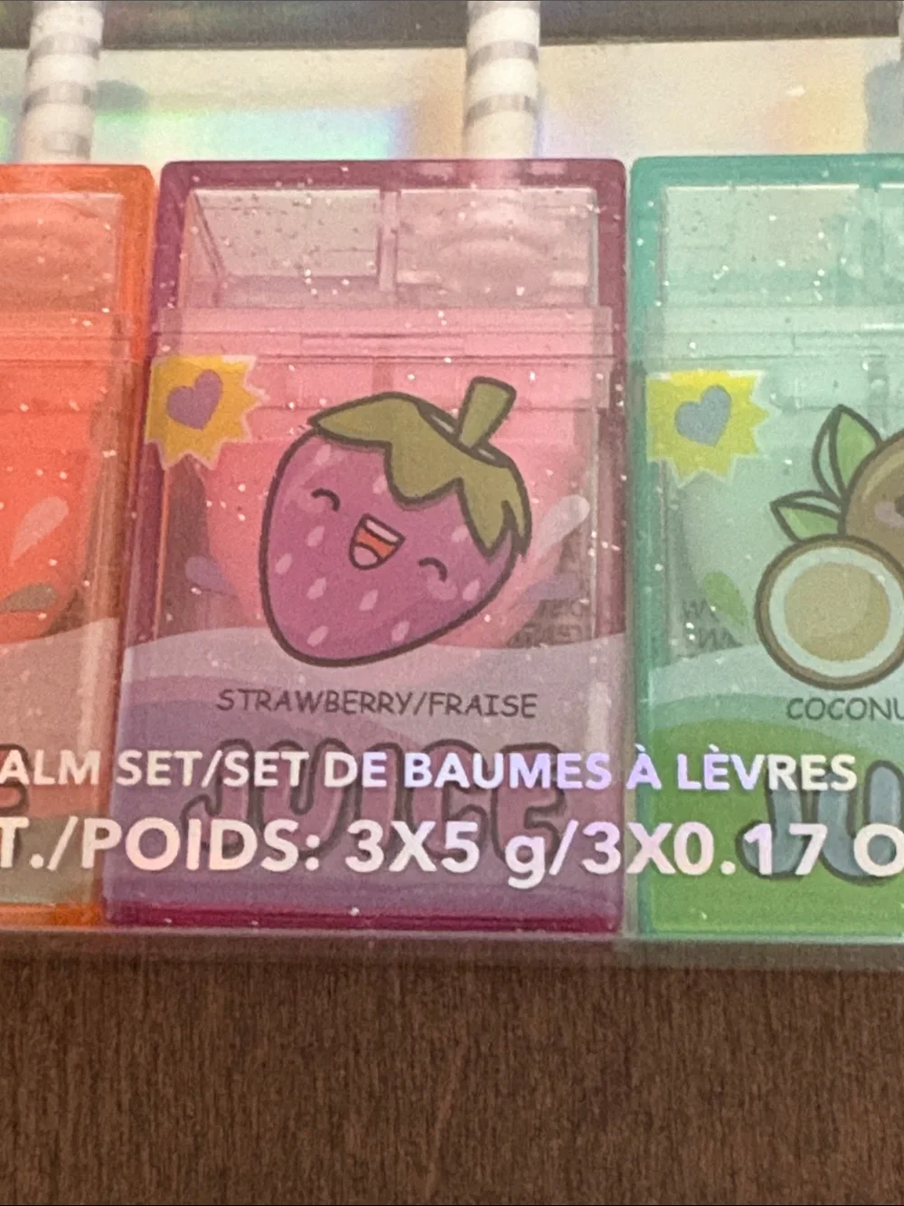 Claire's Juice Lip Balm Set - New